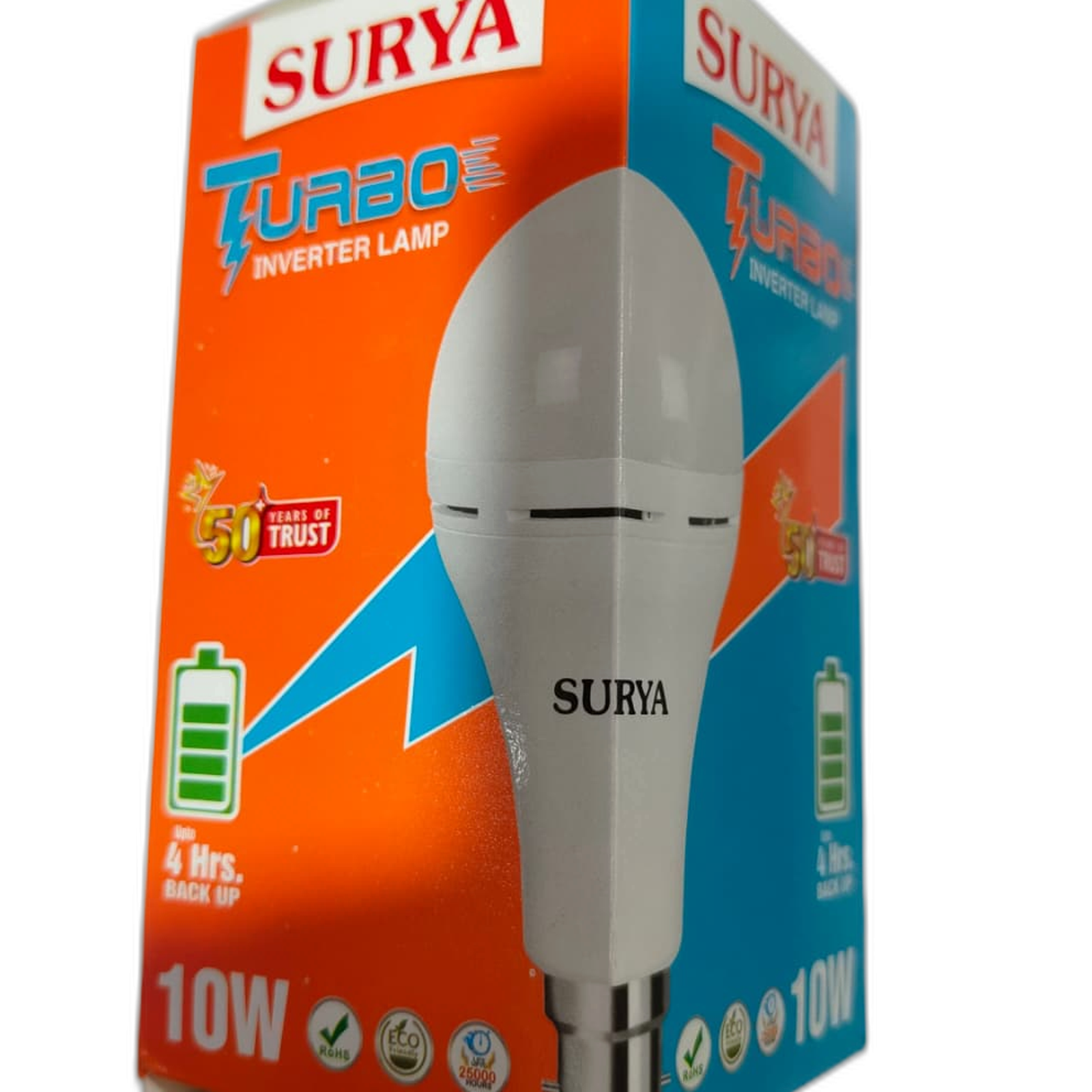 Surya 10 Watts B22 Emergency Bulb (Cool White, ) - Pack of 1 - Image 4