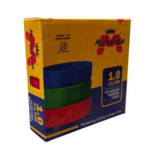Maharaja 1 Sq. MM Single Core Copper Electrical Wire – 90 Meters (1100V Grade, Flame Retardant)