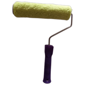 SHERKOTTI Roller 9 Inch Green Refill With Nut Zinc Handle Paint Wall Painting